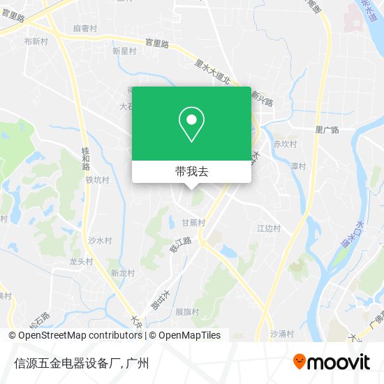 信源五金电器设备厂地图
