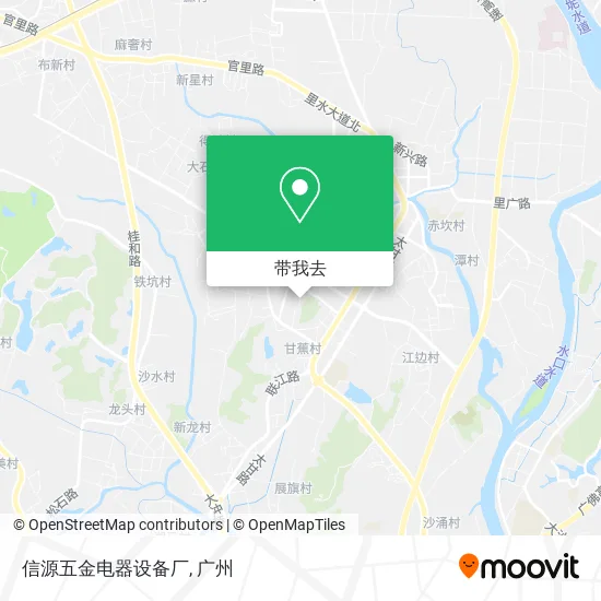 信源五金电器设备厂地图