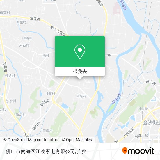佛山市南海区江凌家电有限公司地图