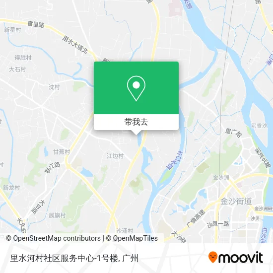里水河村社区服务中心-1号楼地图