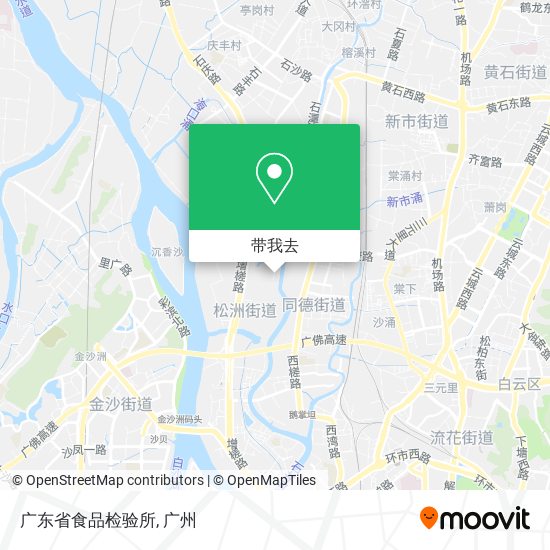广东省食品检验所地图