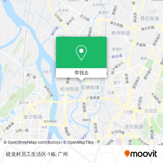 槎龙村员工生活区-1栋地图