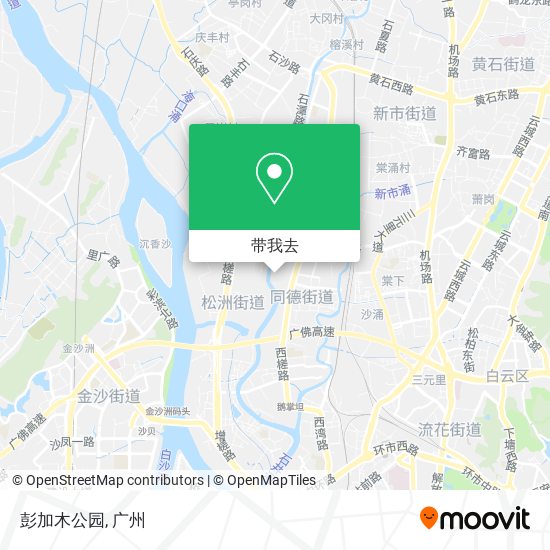 彭加木公园地图