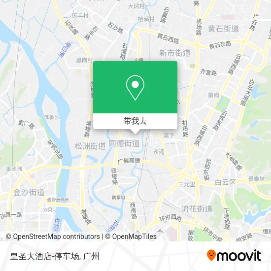 皇圣大酒店-停车场地图