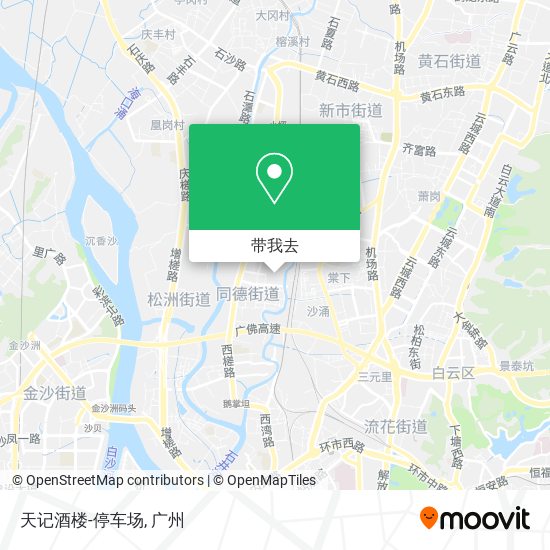 天记酒楼-停车场地图