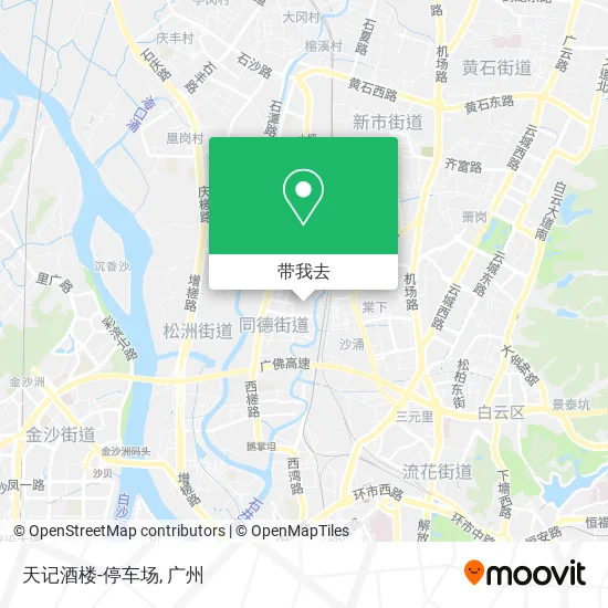天记酒楼-停车场地图