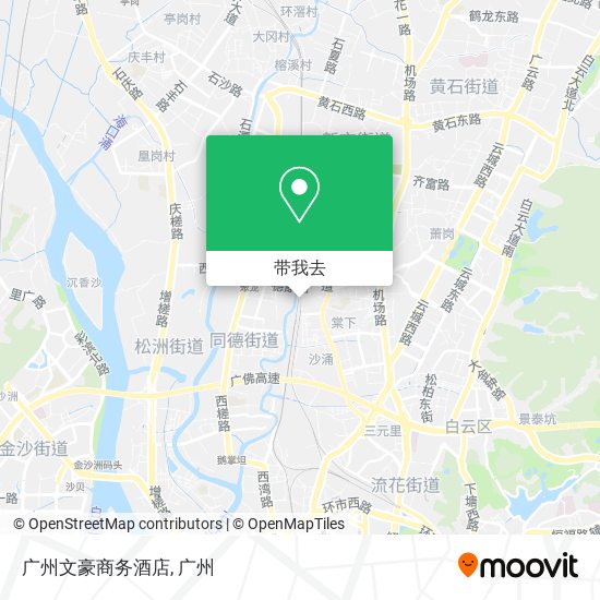 广州文豪商务酒店地图