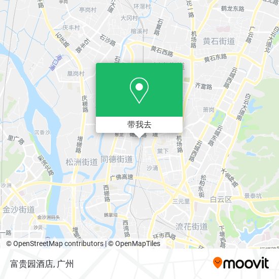 富贵园酒店地图