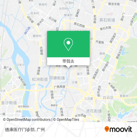 德康医疗门诊部地图