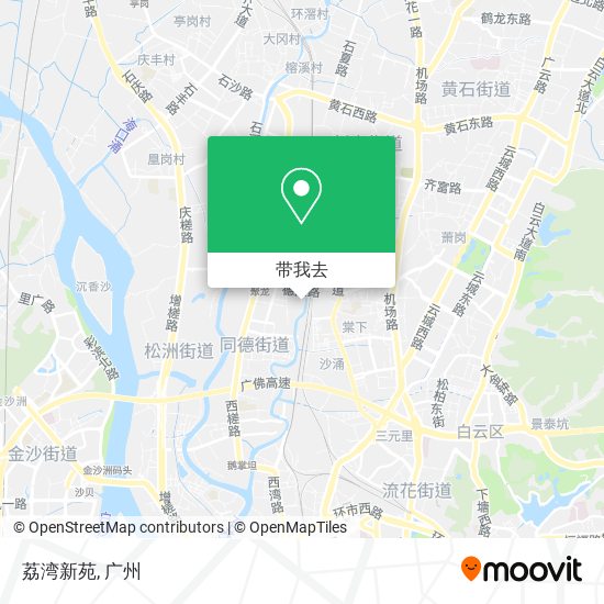 荔湾新苑地图