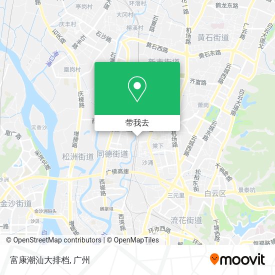 富康潮汕大排档地图