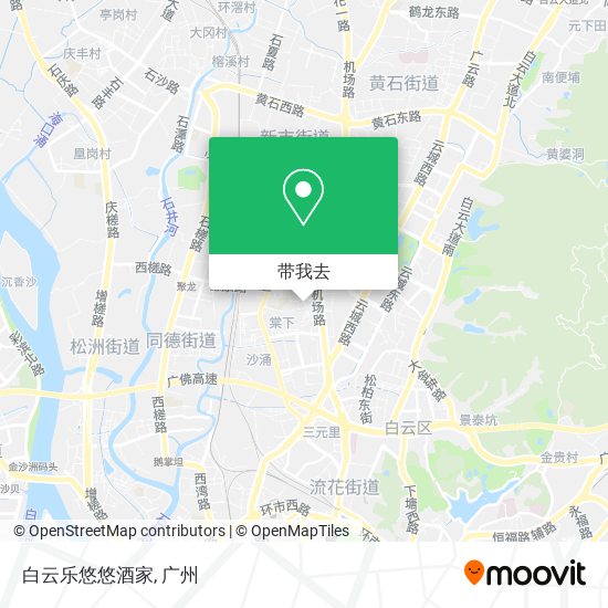 白云乐悠悠酒家地图