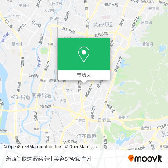 新西兰肤道·经络养生美容SPA馆地图