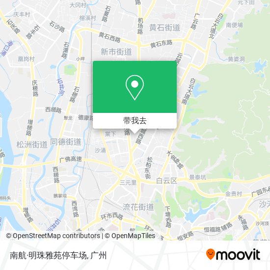 南航·明珠雅苑停车场地图