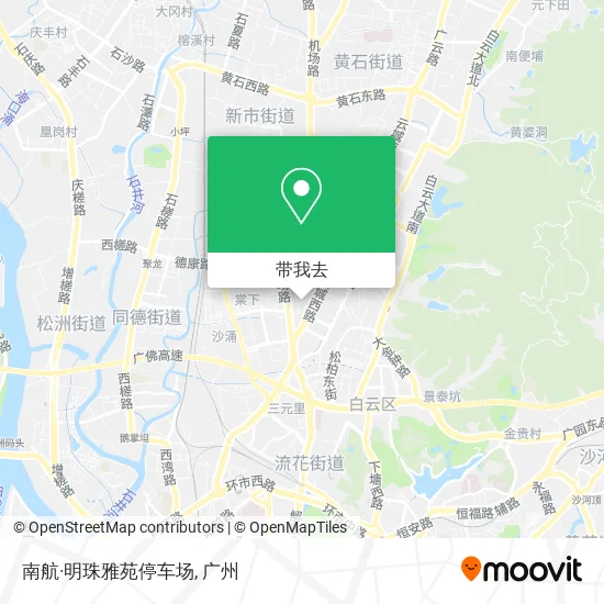 南航·明珠雅苑停车场地图