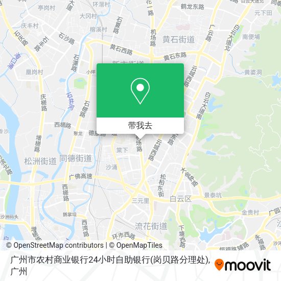 广州市农村商业银行24小时自助银行(岗贝路分理处)地图