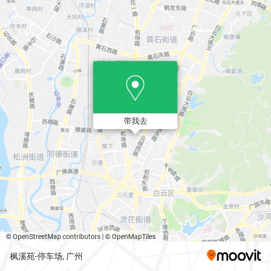 枫溪苑-停车场地图