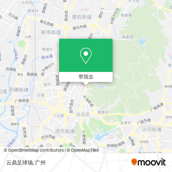 云鼎足球场地图