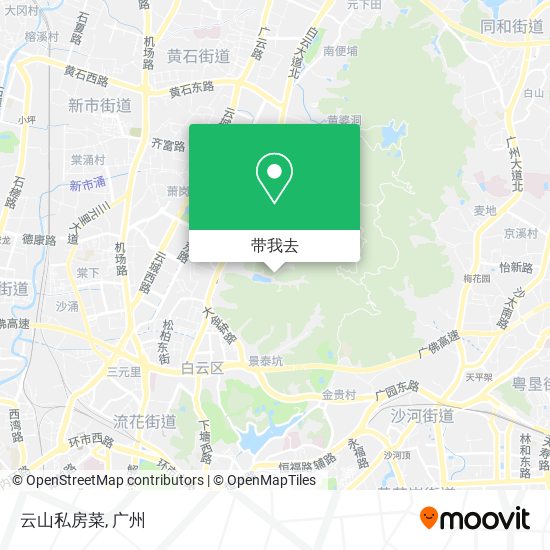 云山私房菜地图