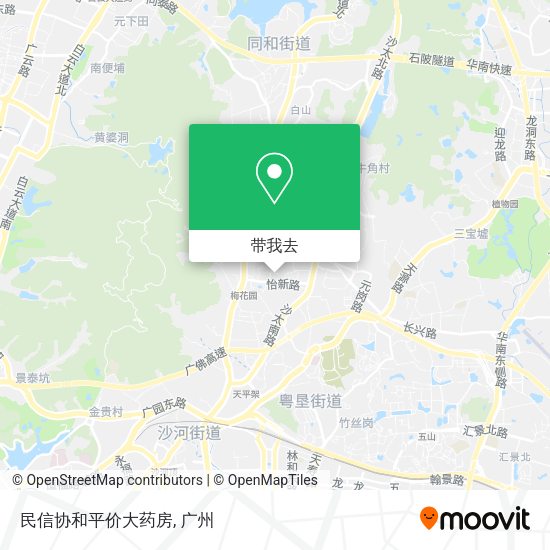 民信协和平价大药房地图