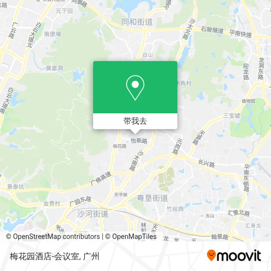 梅花园酒店-会议室地图
