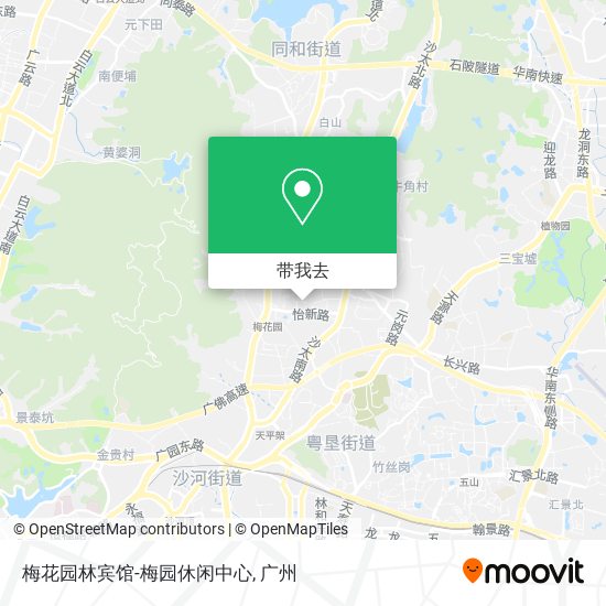梅花园林宾馆-梅园休闲中心地图