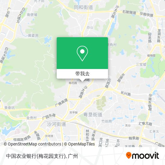 中国农业银行(梅花园支行)地图