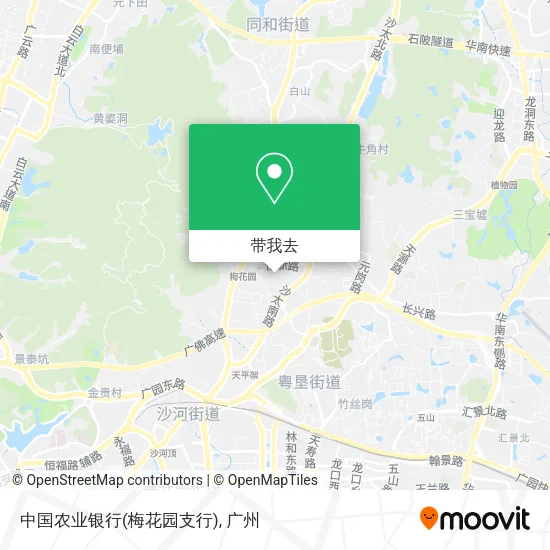 中国农业银行(梅花园支行)地图