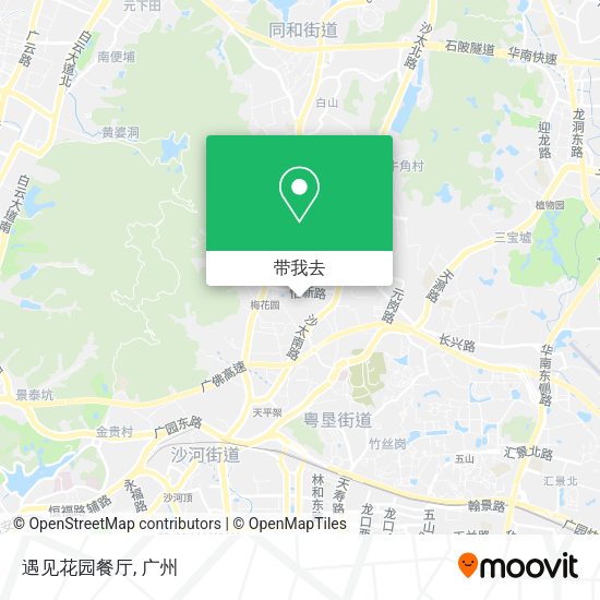 遇见花园餐厅地图