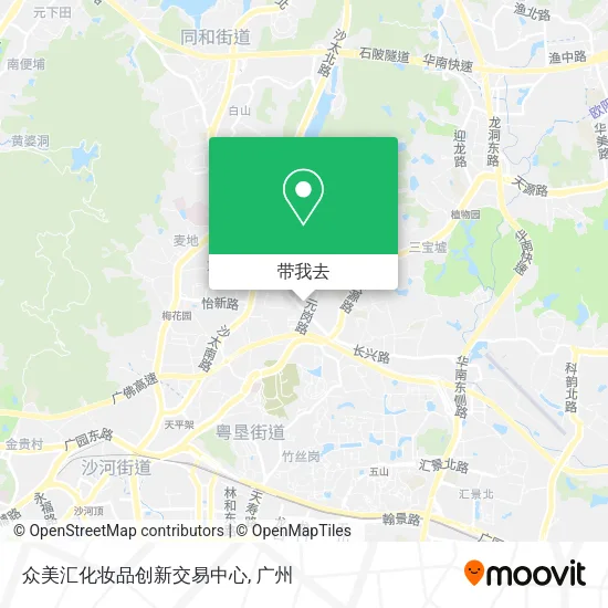 众美汇化妆品创新交易中心地图