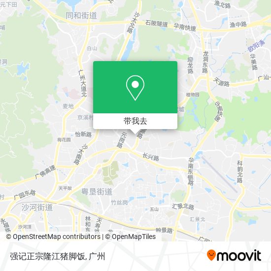 强记正宗隆江猪脚饭地图