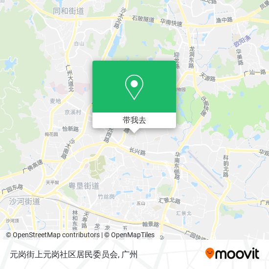 元岗街上元岗社区居民委员会地图
