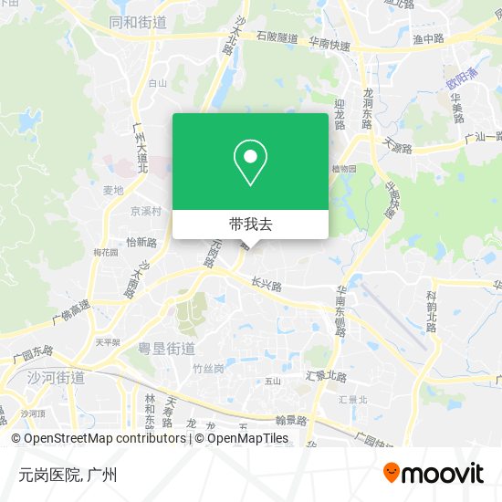 元岗医院地图