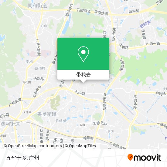 五华士多地图
