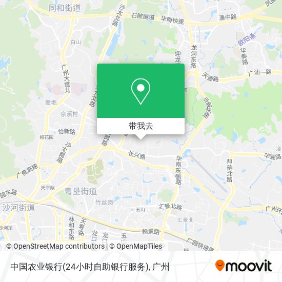 中国农业银行(24小时自助银行服务)地图