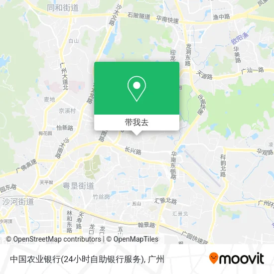 中国农业银行(24小时自助银行服务)地图