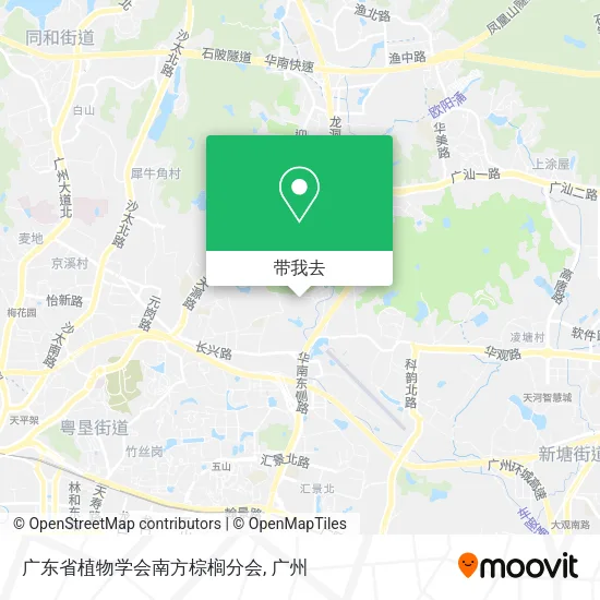 广东省植物学会南方棕榈分会地图