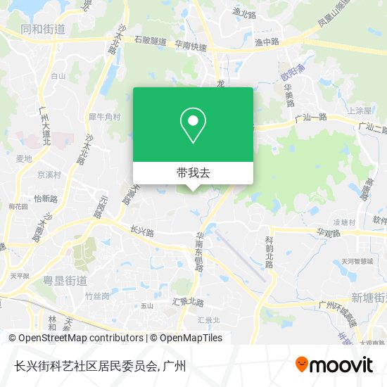 长兴街科艺社区居民委员会地图