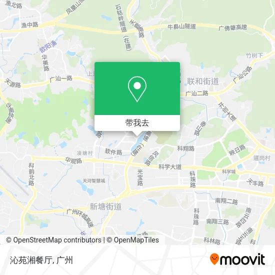 沁苑湘餐厅地图