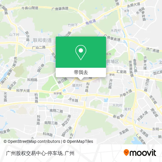 广州股权交易中心-停车场地图