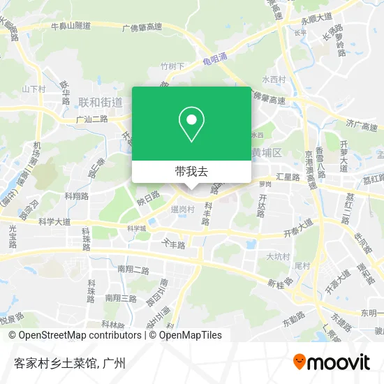 客家村乡土菜馆地图