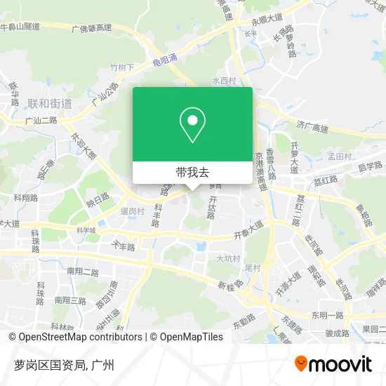 萝岗区国资局地图