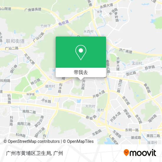广州市黄埔区卫生局地图