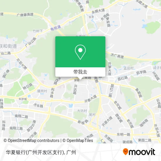 华夏银行(广州开发区支行)地图