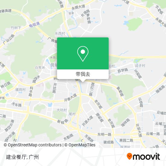 建业餐厅地图