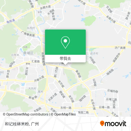 和记桂林米粉地图