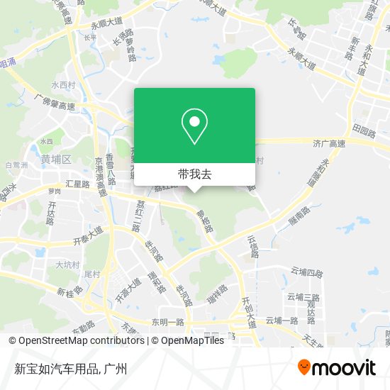 新宝如汽车用品地图