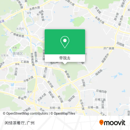 闲情茶餐厅地图