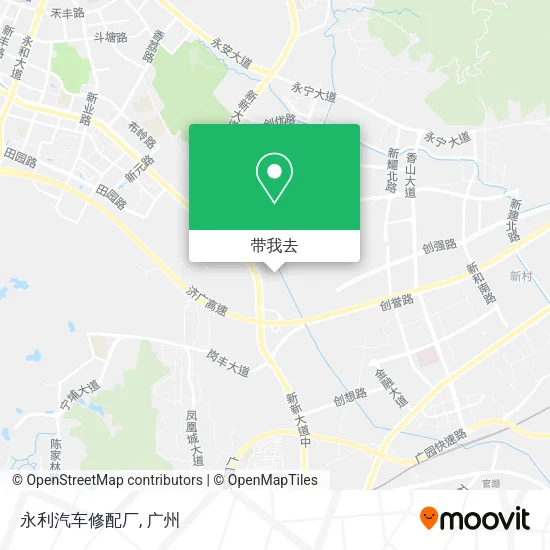 永利汽车修配厂地图