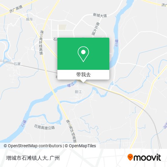 增城市石滩镇人大地图